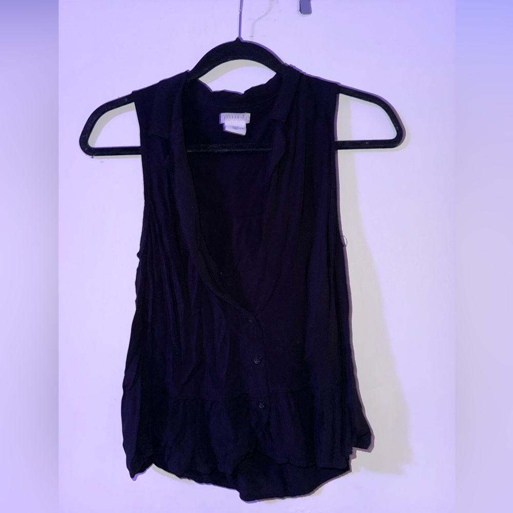 Cooperative Black Sleeveless Blouse